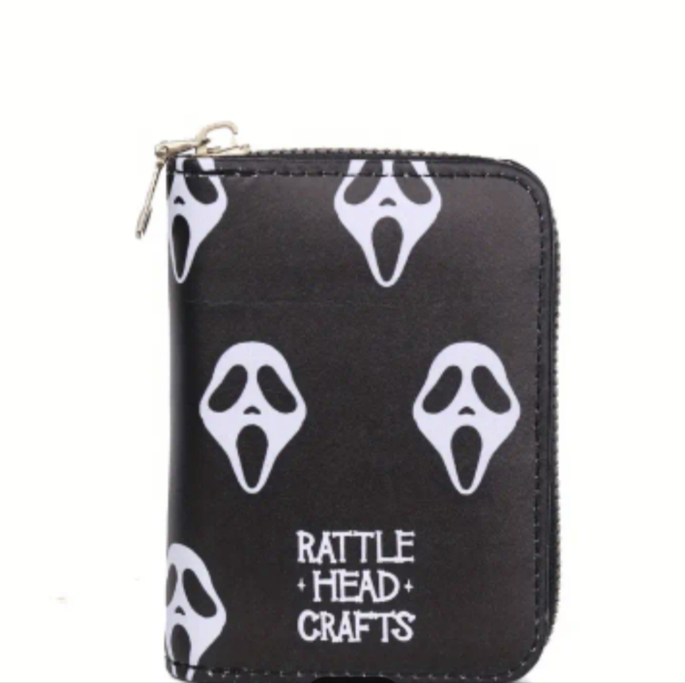 Ghostface Rattle Head Crafts card and money holder wallet